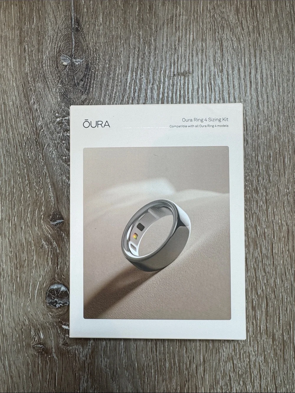 Oura Ring 4 Sizing Kit in sealed box